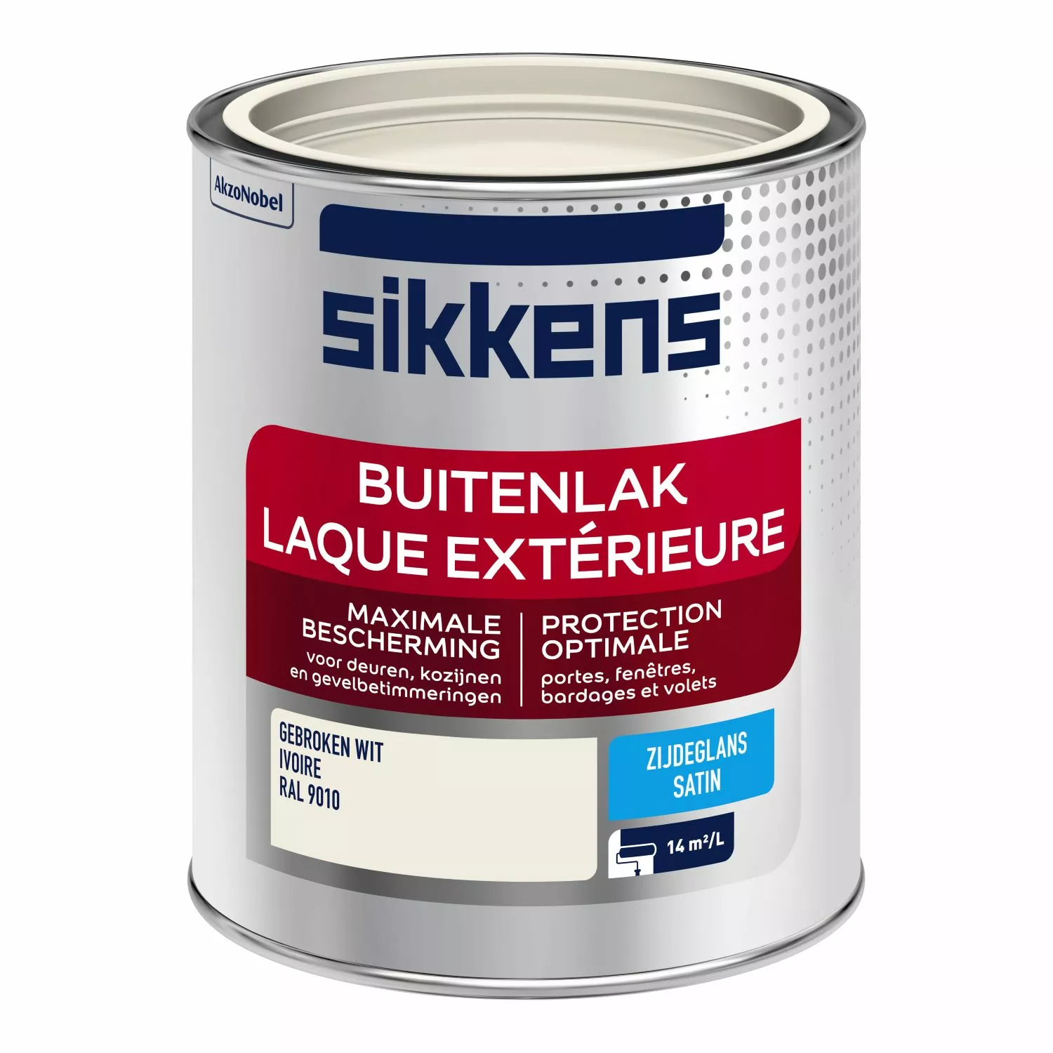 Sikkens Buitenlak Zijdeglans - Ral 9010 - 0,75L-image