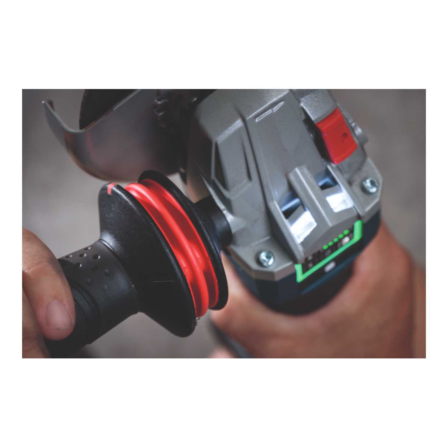 Bosch GWS 18V-10 18V Li-Ion accu haakse slijper body in L-Boxx - 125mm - koolborstelloos-image