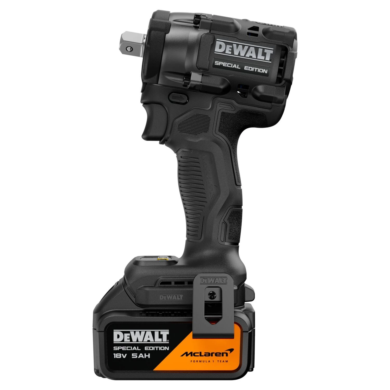 DeWALT X MCLAREN DCF92MP2T-QW 18V XR 1/2" accu slagmoersleutel set (2x 5.0Ah accu + lader)