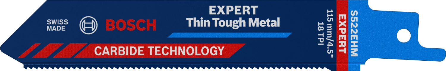 Bosch EXPERT 2608900359 - EXPERT Lame de scie sabre S522EHM Thin Tough Metal-image