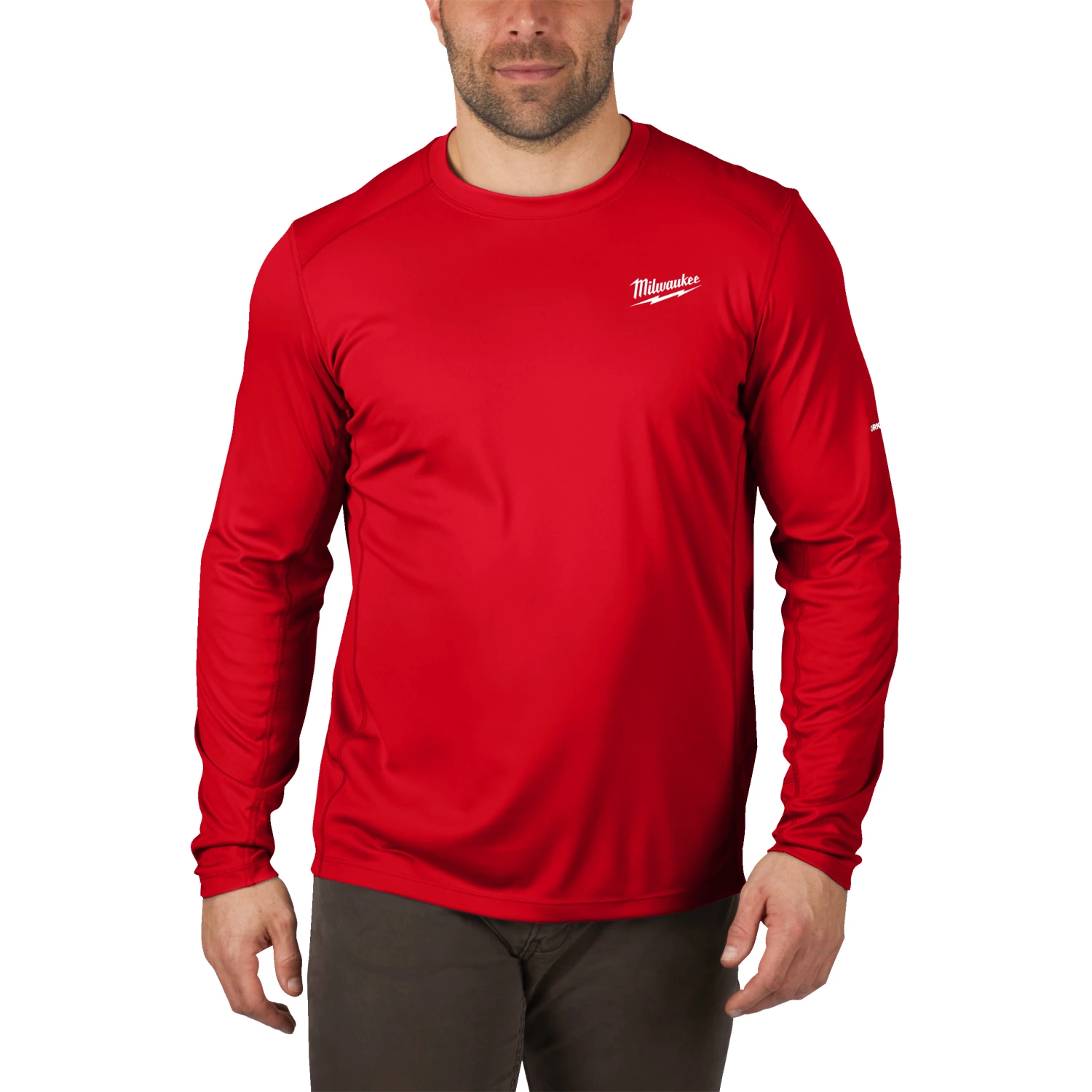 Milwaukee WORKSKIN performance shirt met lange mouwen voor warm weer - rood - M-image