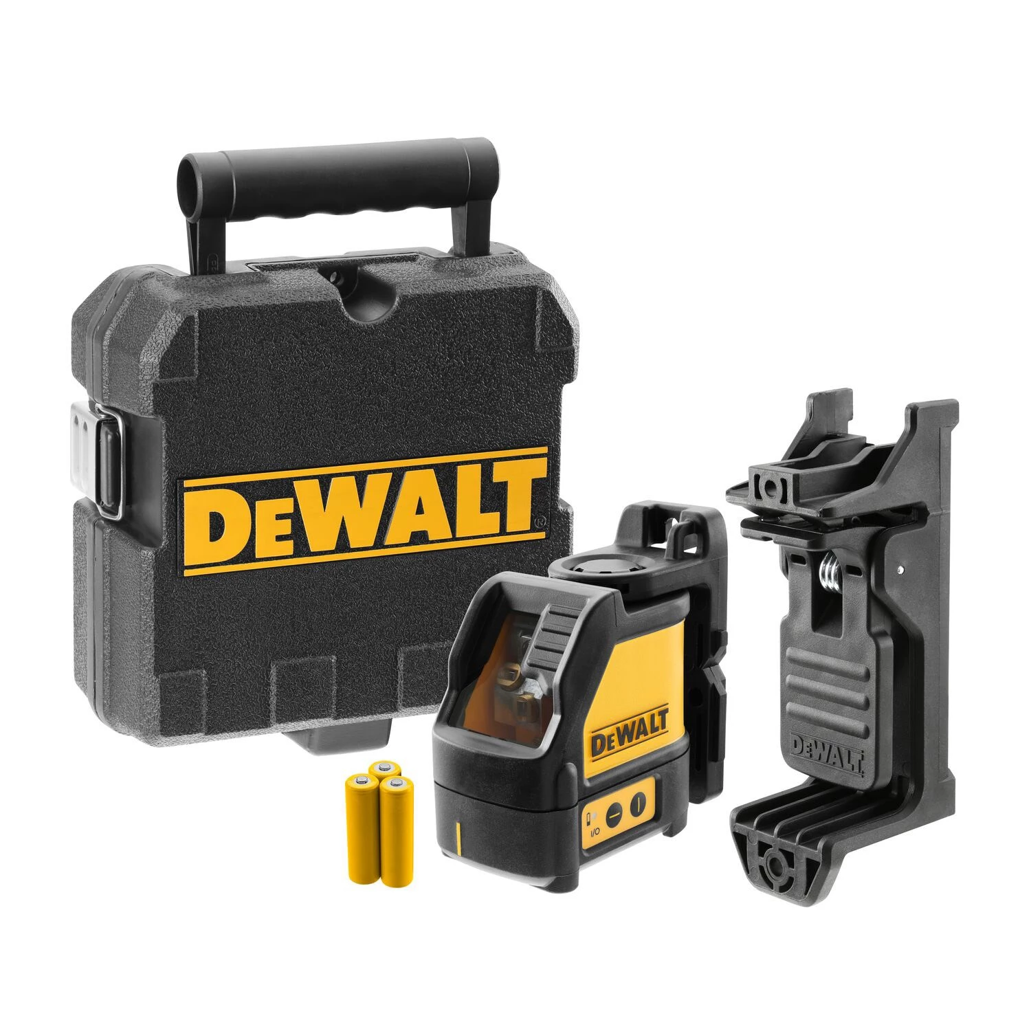 DeWALT DW088K - Niveau laser dans mallette - 2 lignes - à nivellement automatique - rouge - 15m-image