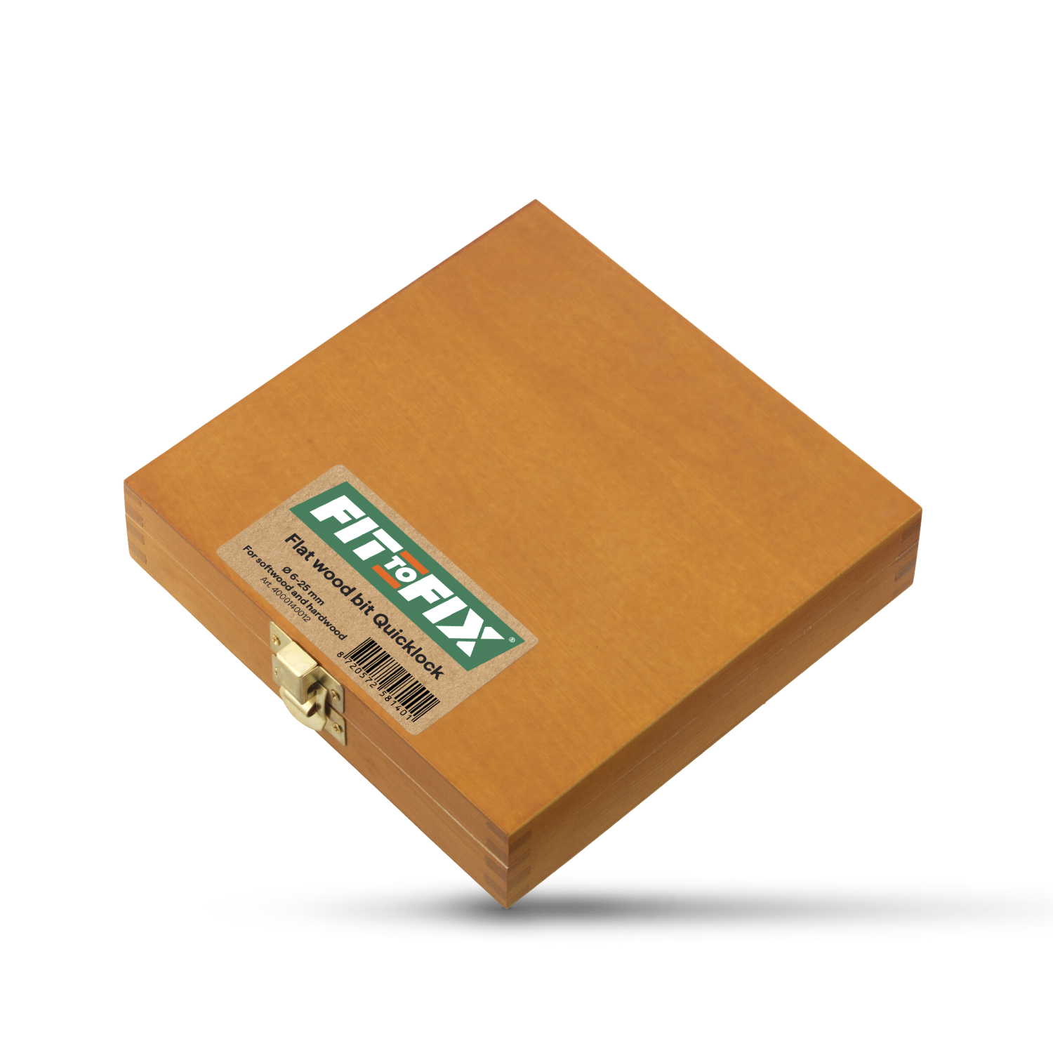 Fit-to-Fix 4000140012 Jeu de mèche à bois rapide - universel - 13 pièces - Montage rapide -8-10-12-13-14-16-17-18-19-20-22-25 mm-image