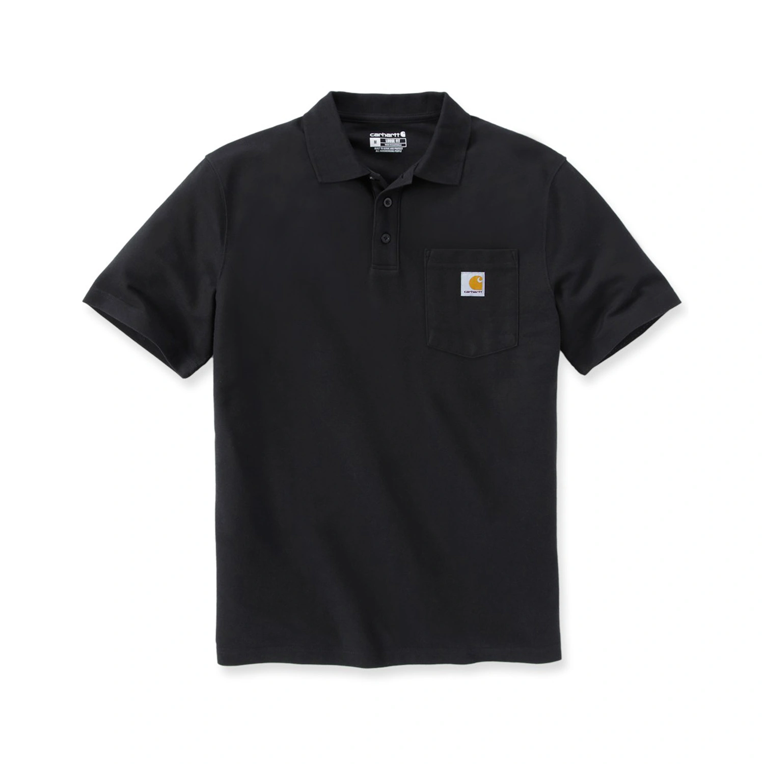 Carhartt Loose Fit Polo - Zwart - XS
