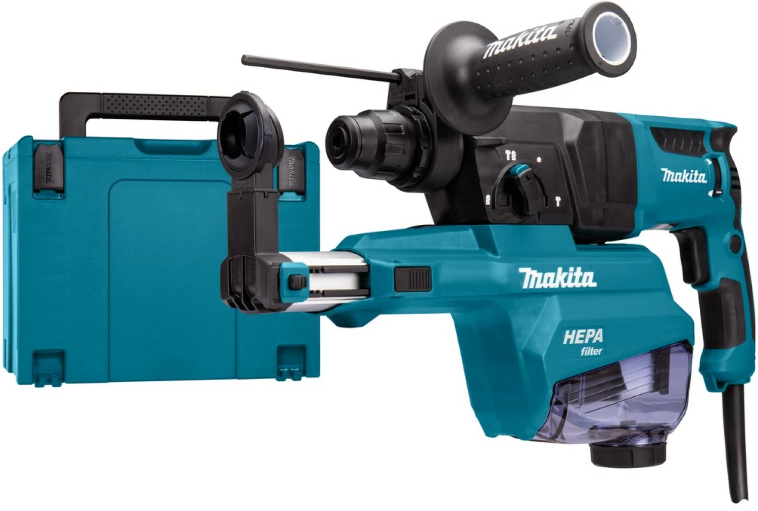 Makita HR2652J SDS-Plus Boorhamer incl. stofafzuiging in Mbox- 800W - 2,2J-image