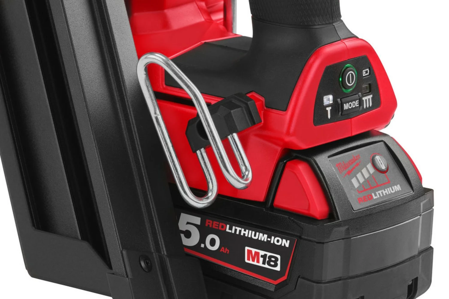 Milwaukee M18 FFN-502C 18V Li-Ion accu tacker set (2x 5.0Ah accu) in koffer - 2,9-3,32mm - 50-90mm-image