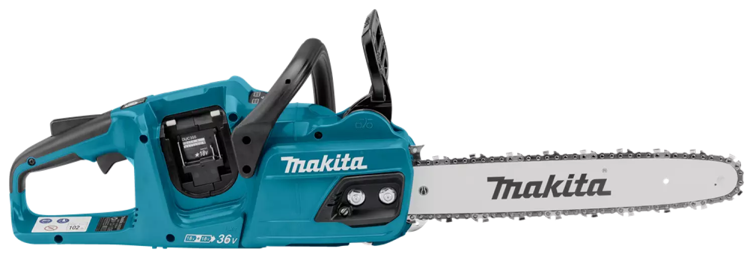 Makita DUC355Z  Tronçonneuse sans-fil - 36V Li-ion (2x 18V) - 350 mm - Brushless - Machine seule-image