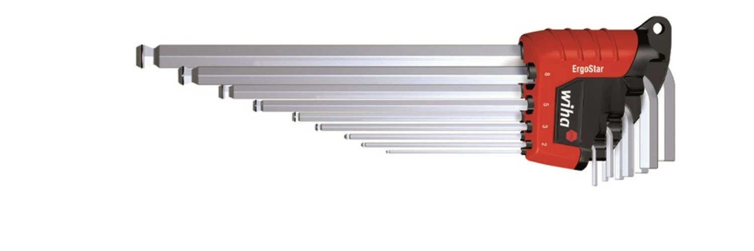 Wiha 37351 - Set de clés mâles dans support ErgoStar - 1,5-10mm-image