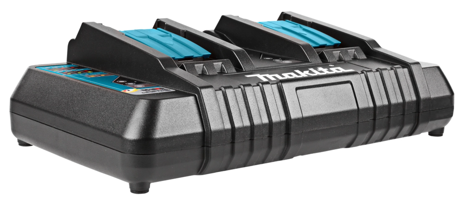 Makita DC18RD - Chargeur rapide double - 14,4 à 18 V Li-ion-image
