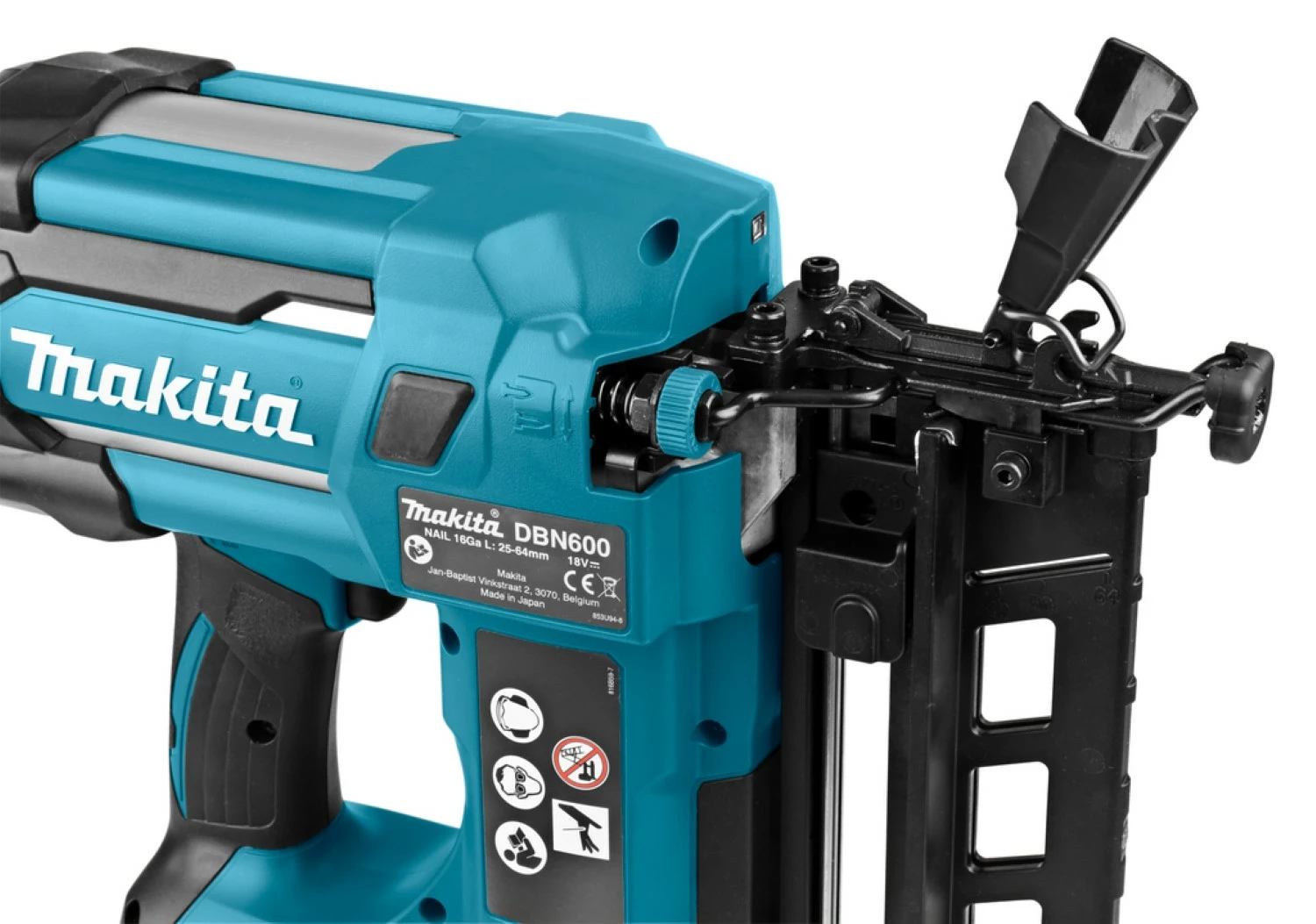 Makita DBN600Z Cloueuse sans-fil - 18 V Li-ion - Machine seule-image