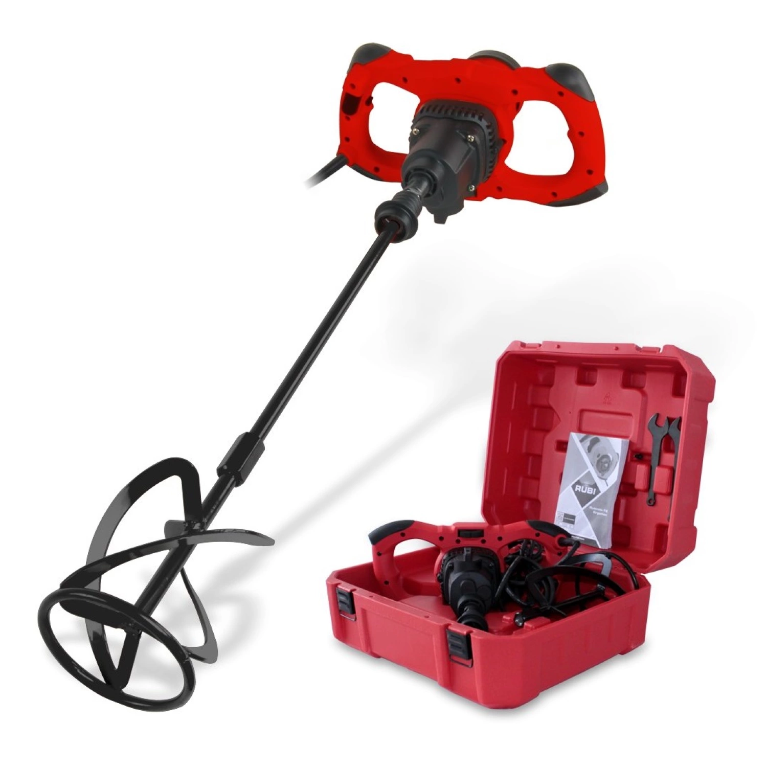 Rubi - Malaxeur électrique RUBIMIX-16 ERGOMAX avec valise 230V-50/60Hz-image