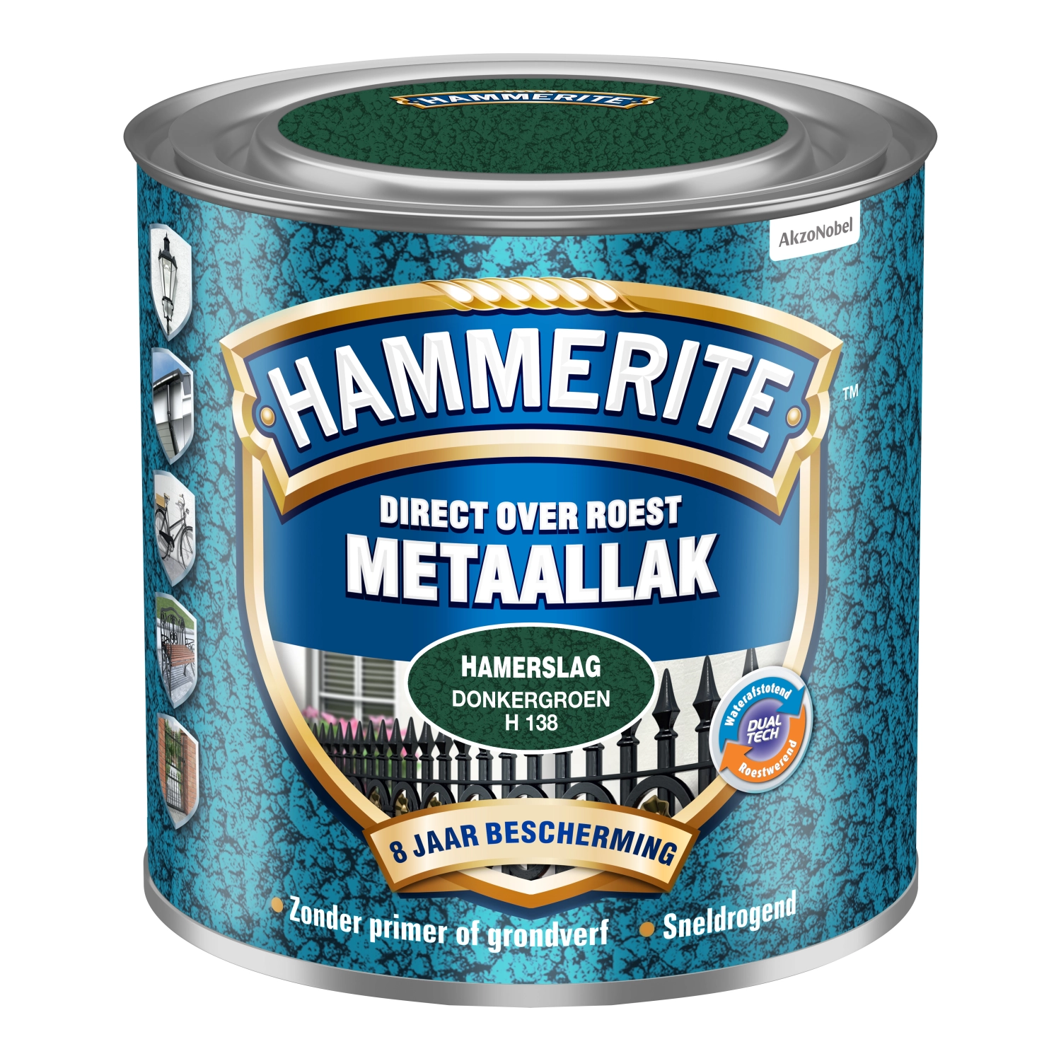 Hammerite Hamerslaglak - Donker groen - 250ml-image