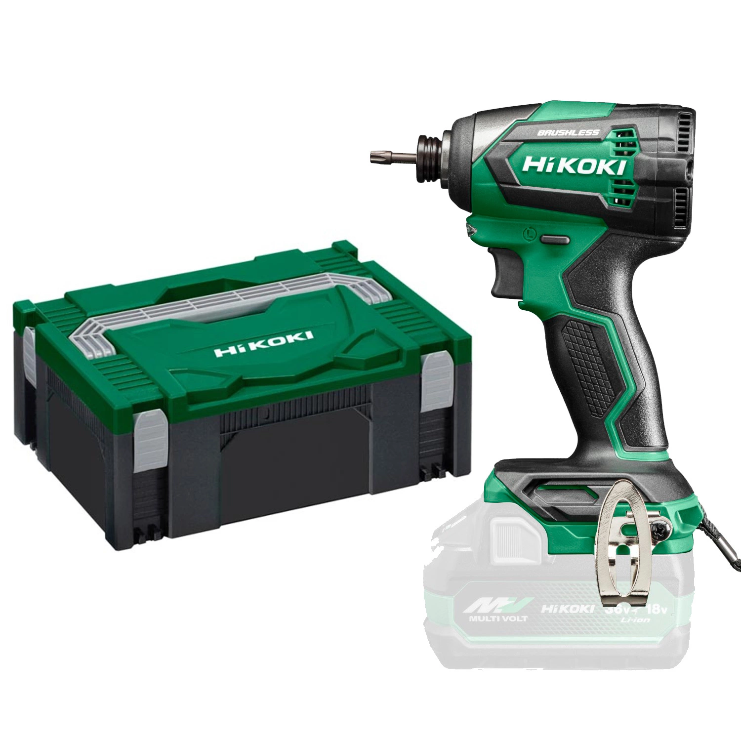 HiKOKI WH18DEW2Z Visseuse à choc Accu - 1/4" - 18V dans HSC II-image