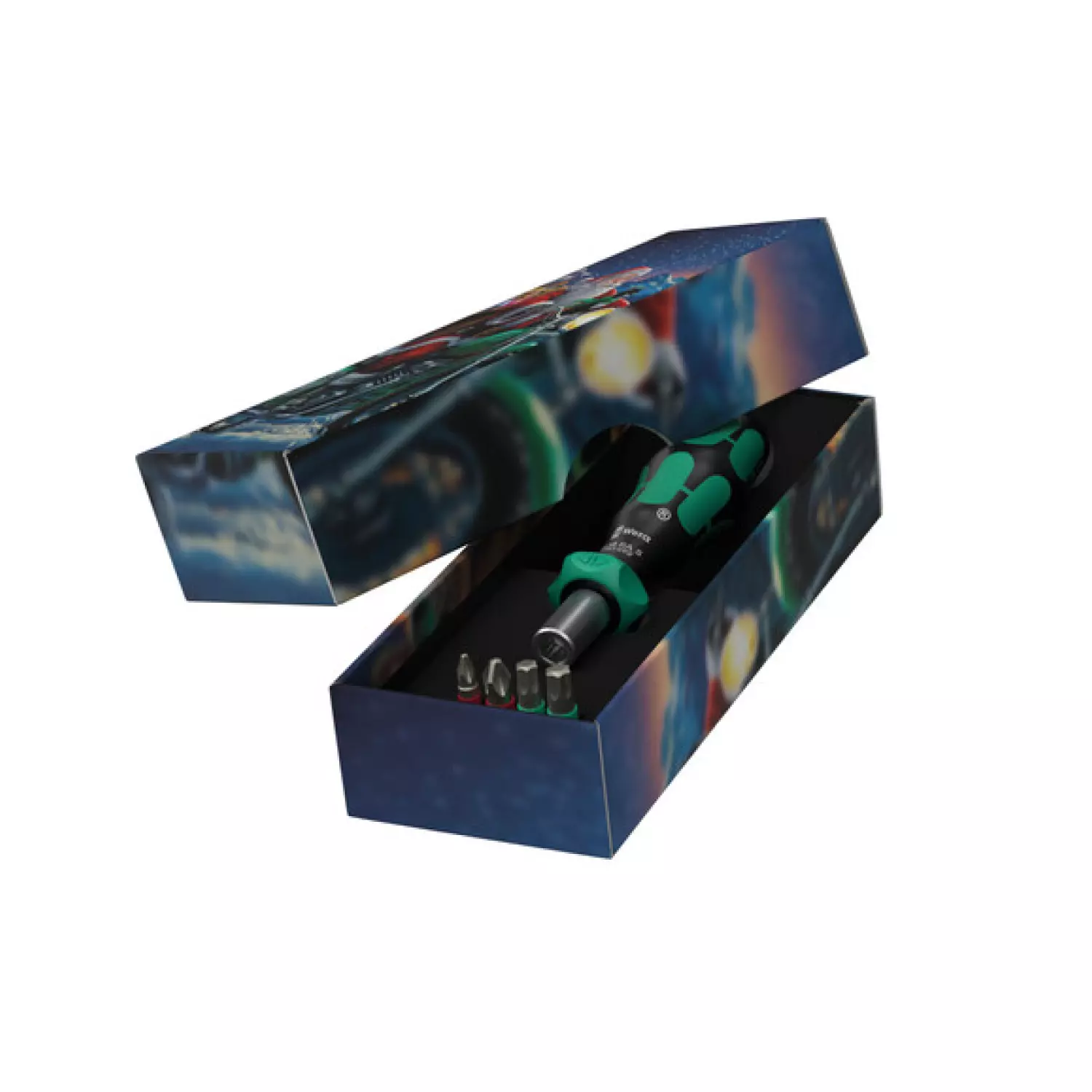 Wera 05135823001 838 RA S/4 Christmas 2025 Bithandhouder met ratelfunctie - 1/4"x102mm-image