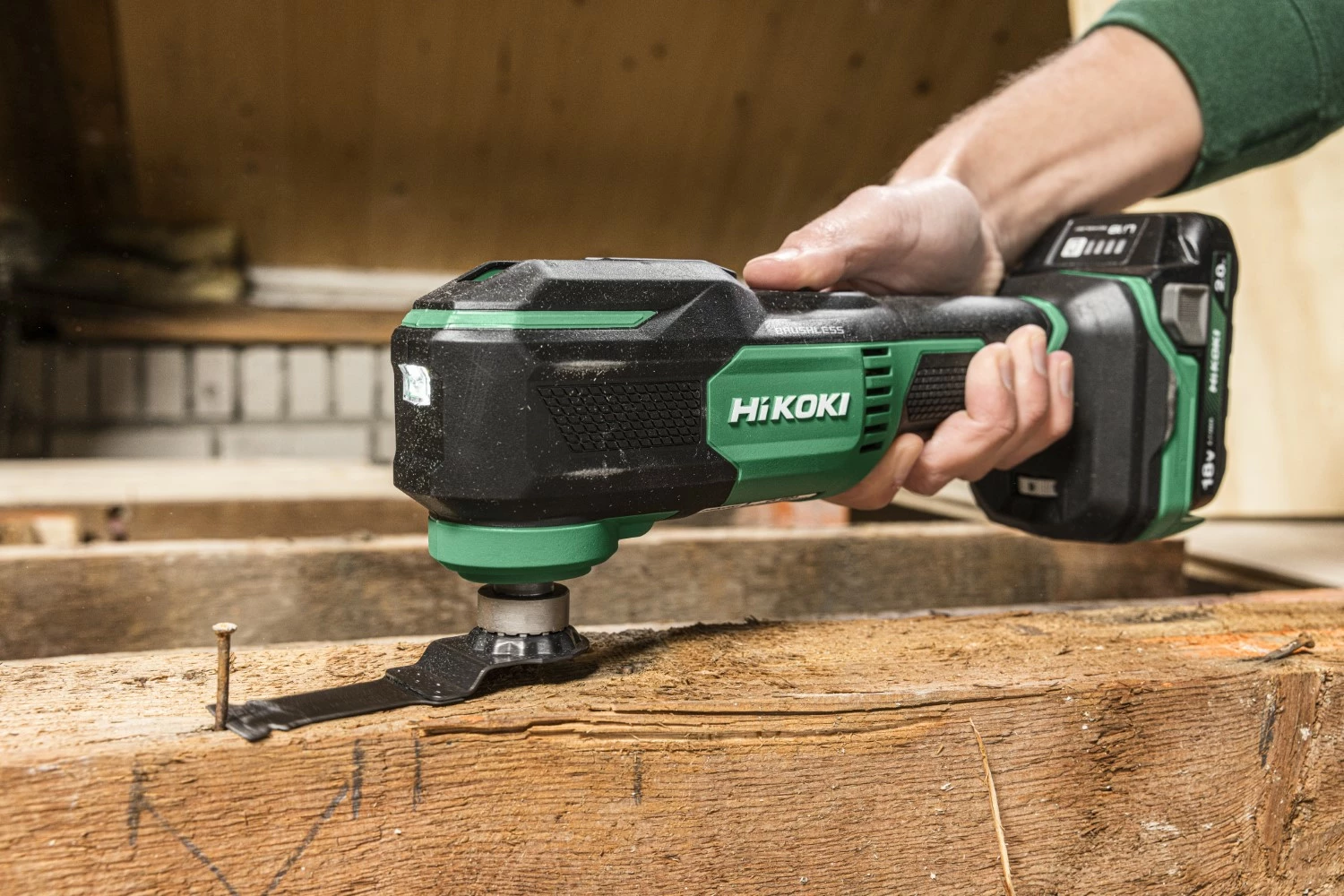 HiKOKI CV18DAW4Z 18V Accu Multitool body - Koolborstelloos-image