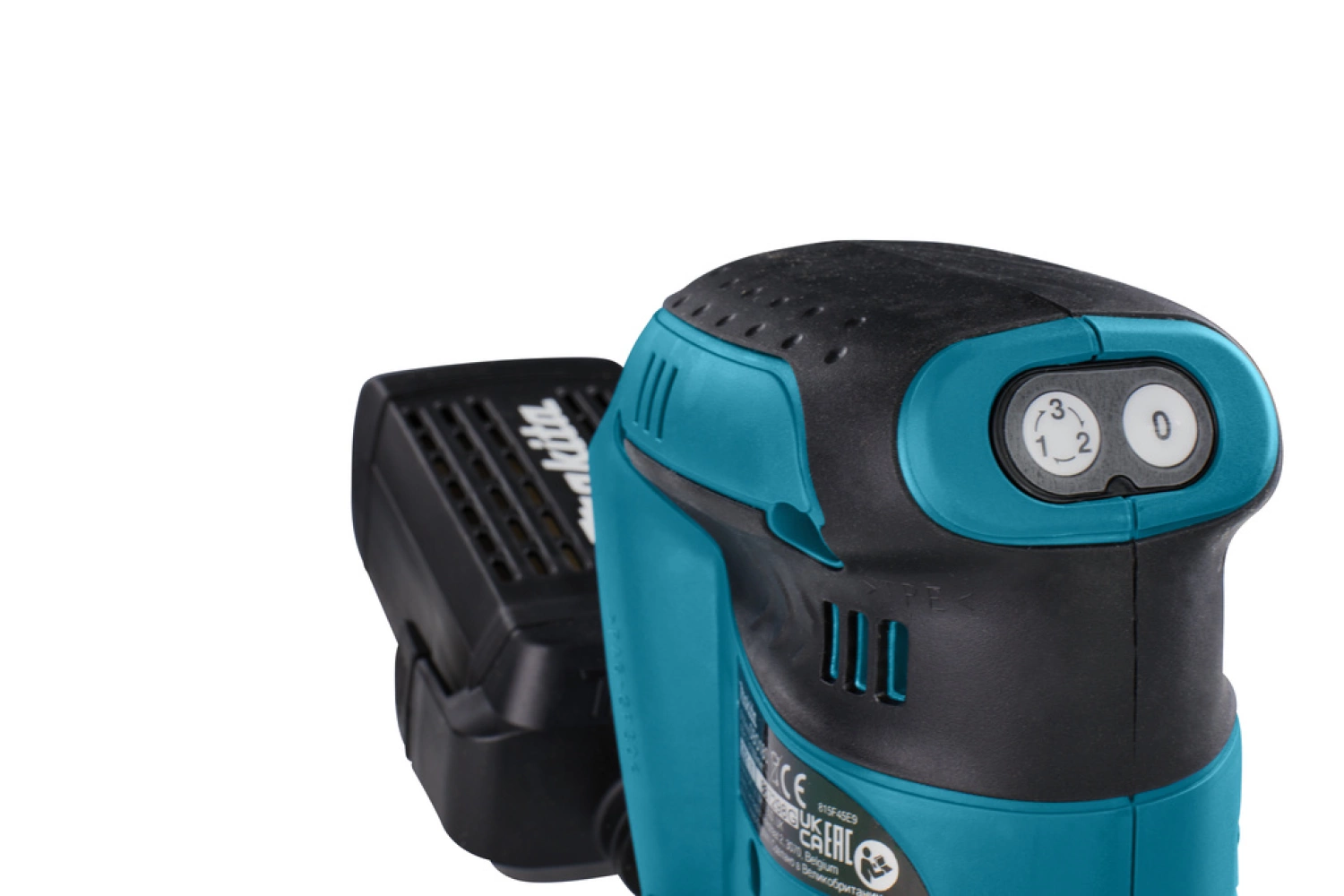 Makita DBO180RTJ Ponceuse excentrique sans-fil - 18V Li-ion - 2 batteries 5,0 Ah - MAKPAC - 125 mm-image