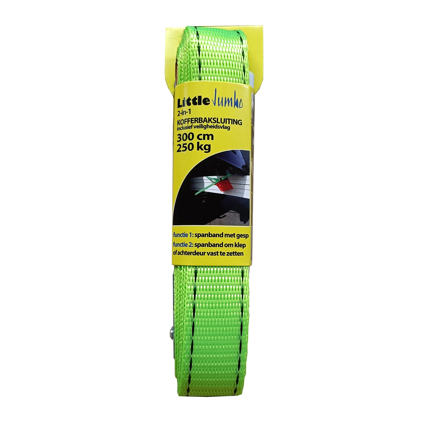 Little Jumbo 1825200300 TrunkHunk Sangle d'arrimage/Fermeture de coffre avec boucle à pince - 3m