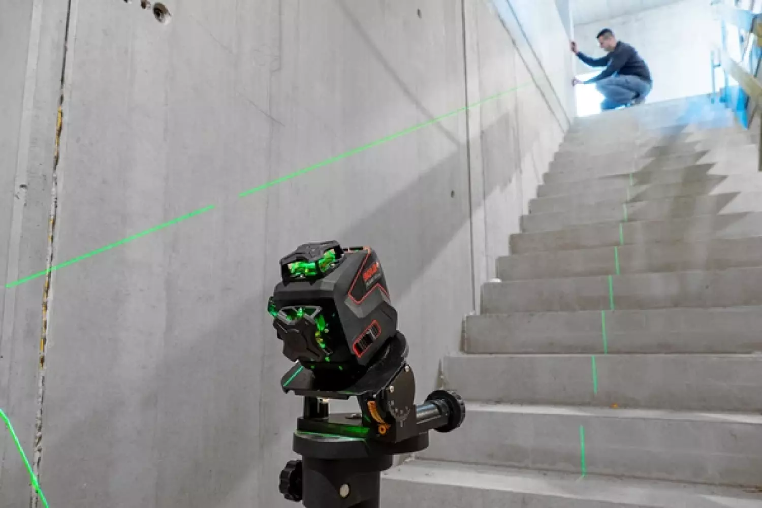 Sola PLANO 3D Green Professional 360° Laser à croix dans un coffret - Vert-image