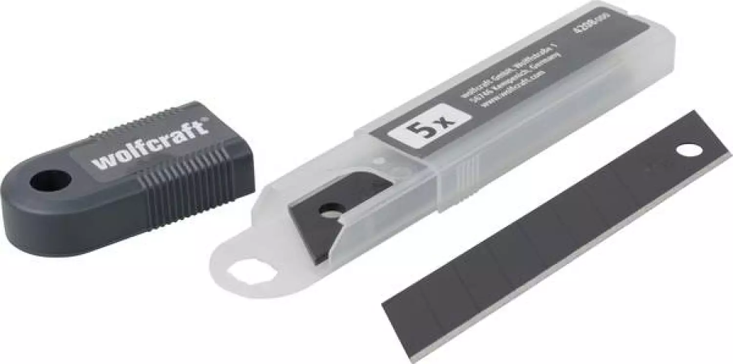 Wolfcraft 4208000 Lames de rechange pour cutters PRO SHARP - 18 mm (5 pièces)-image