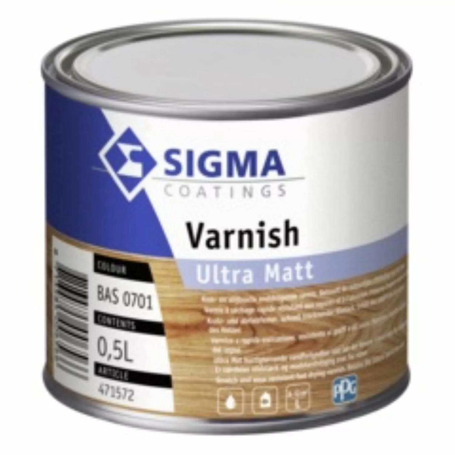 Sigma Varnish Ultra Matt - mélange de couleurs -0.5L-image