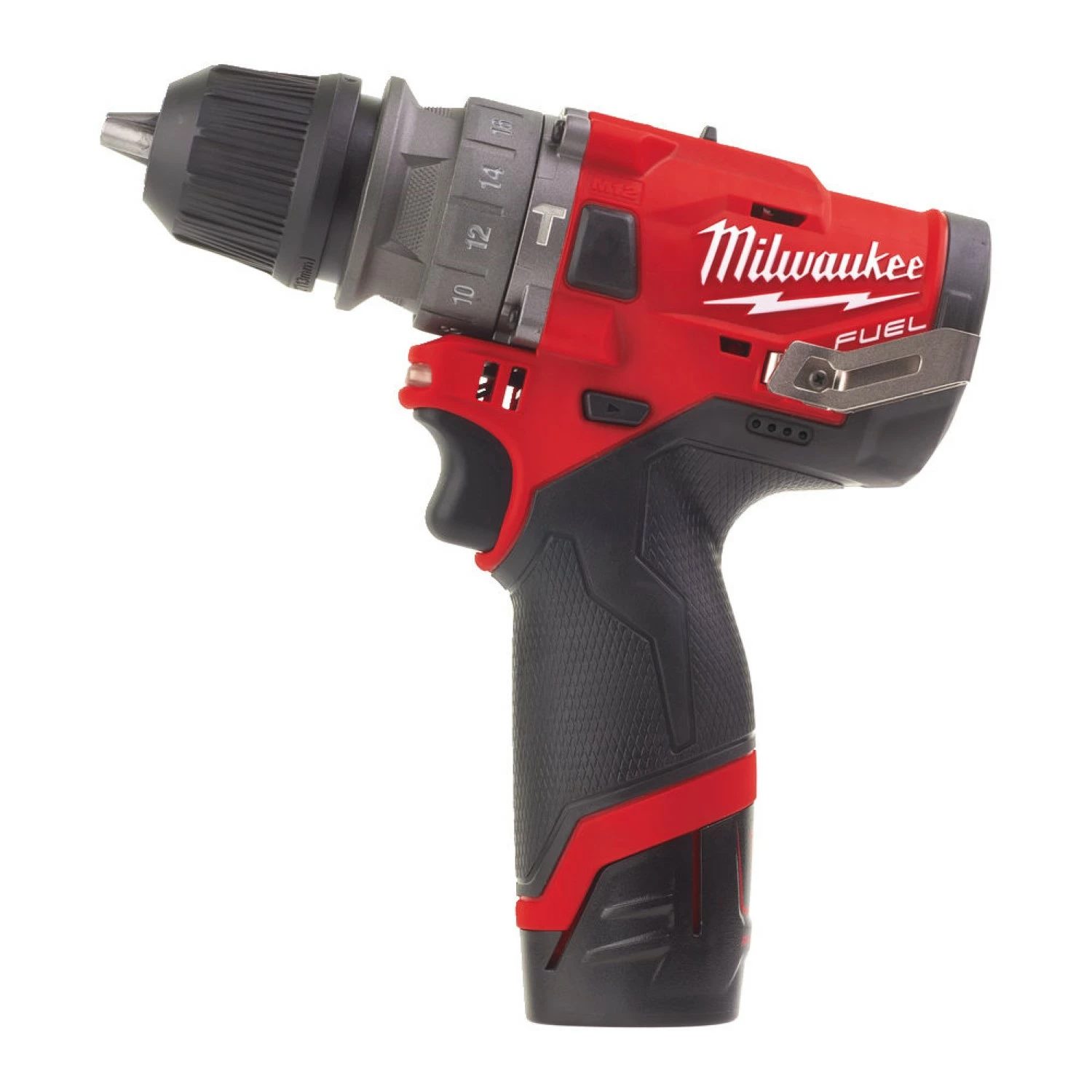 Milwaukee M12 FPDX-202X 12V Li-Ion accu Boor-/schroefmachine set (2x 2.0Ah accu) in HD-Box - koolborstelloos-image