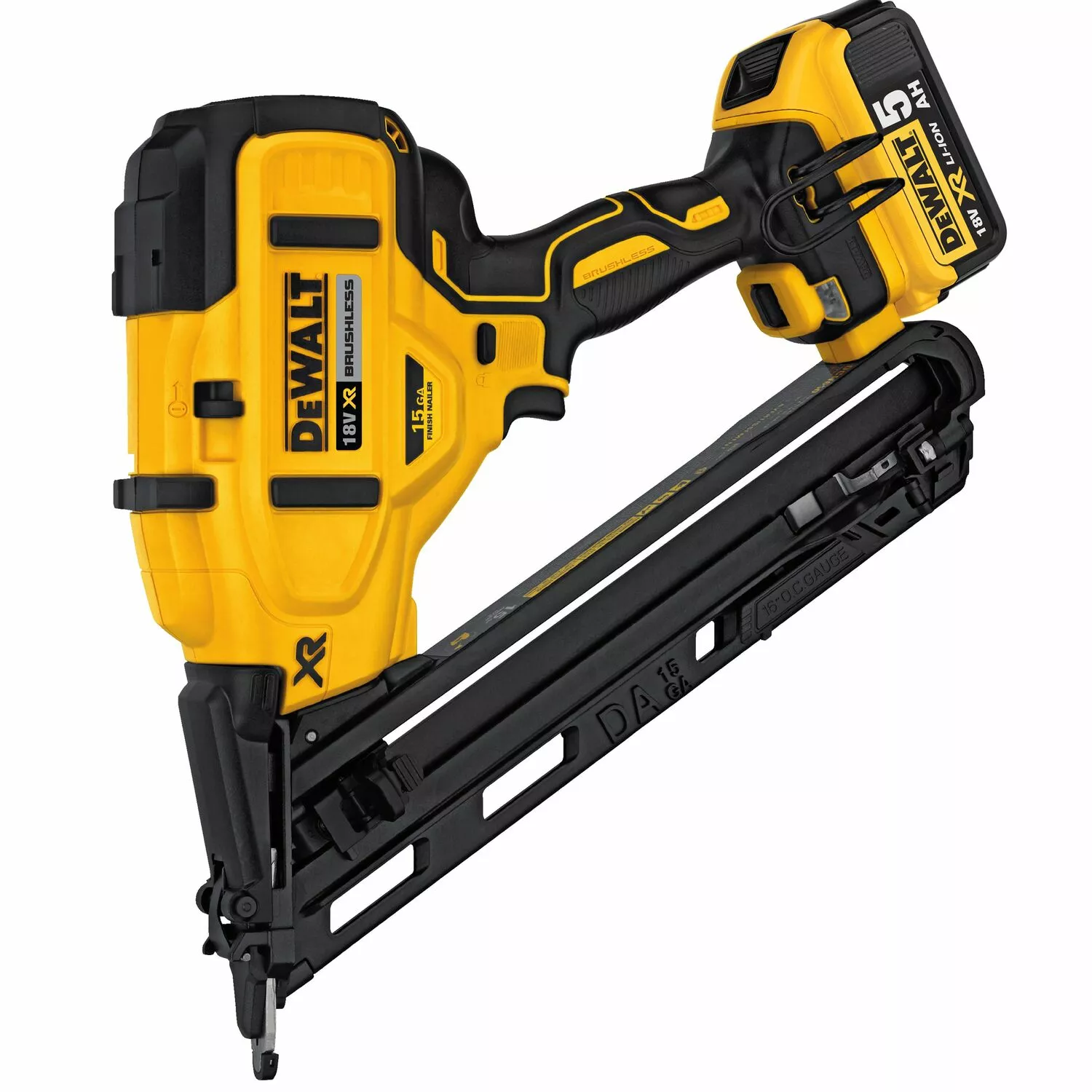 DeWALT DCN650P2-QW 18V Li-ion XR accu afwerktacker (2x 5.0Ah) in TSTAK-image