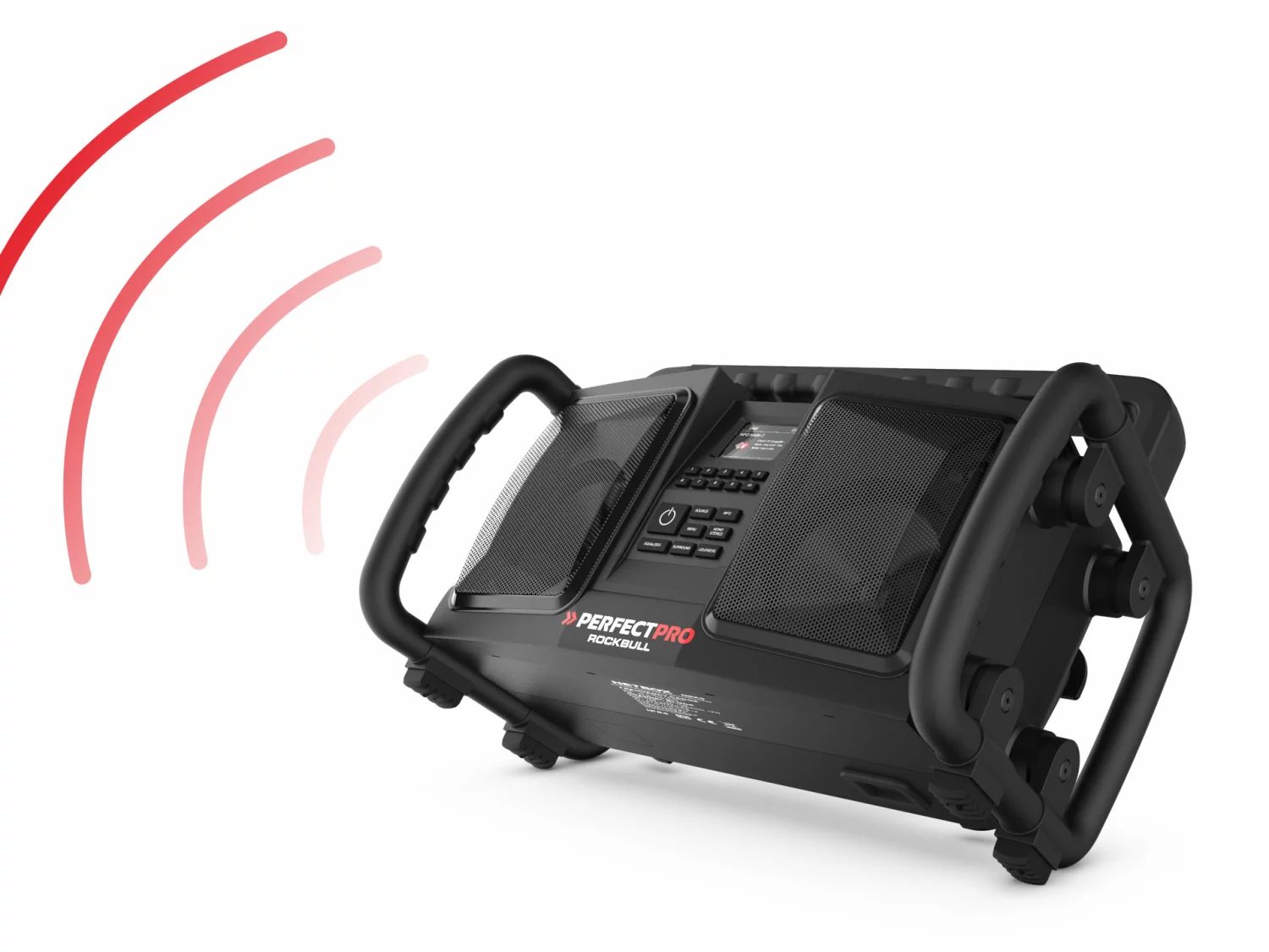 PerfectPro Rockbull RB2 - Radio de chantier - FM RDS - DAB+ - Aux-in - sur secteur&batterie-image