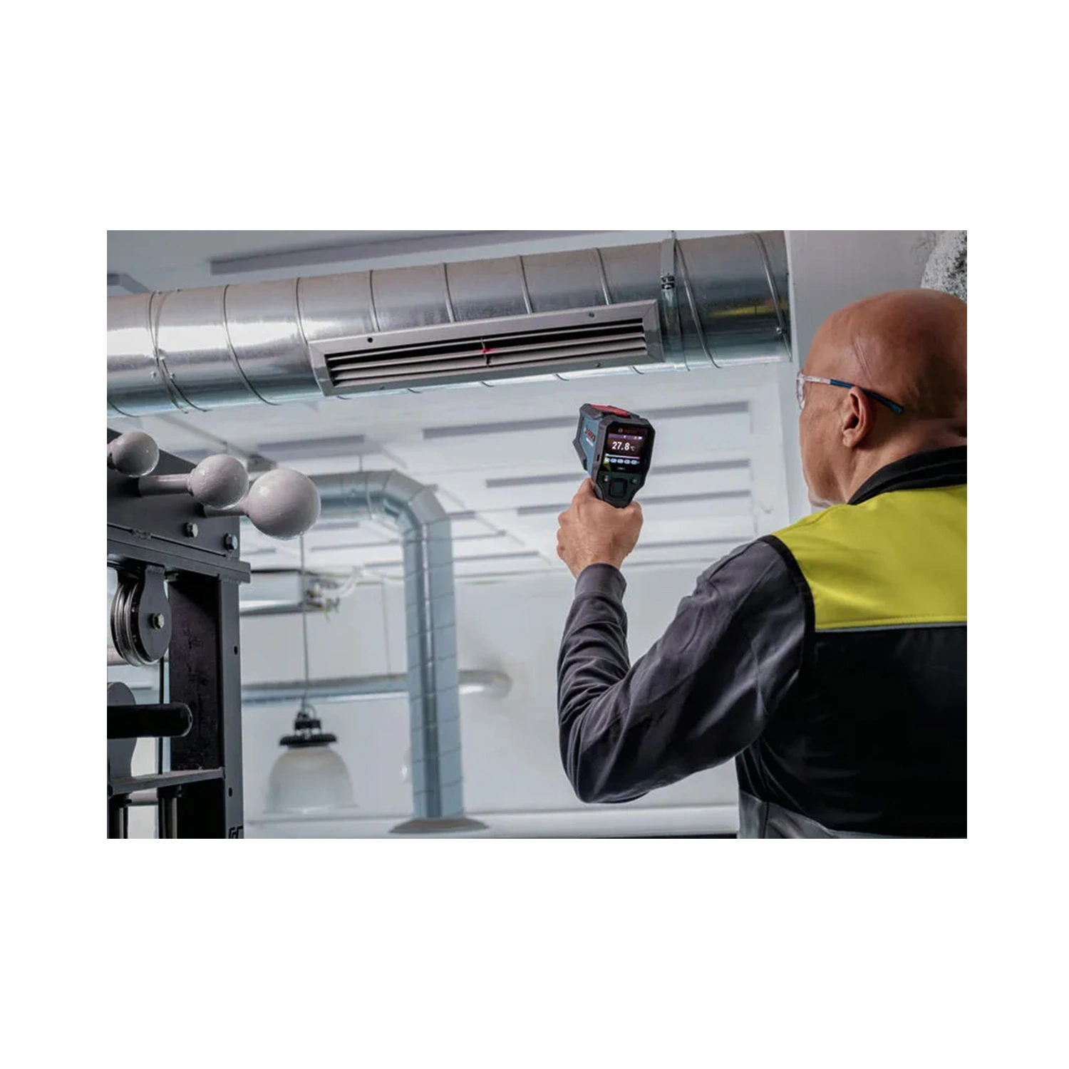 Bosch GIS 12V-700-14 Infraroodthermometer - Bereik -30°C t/m +700°C
