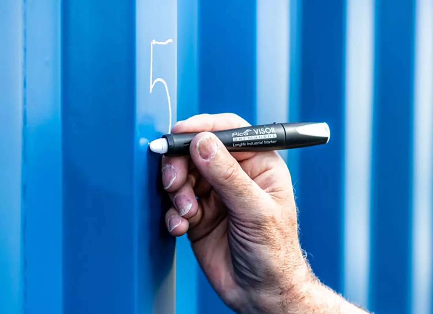 Pica 990/44 VISOR Markeerstift - Permanent - Geel-image