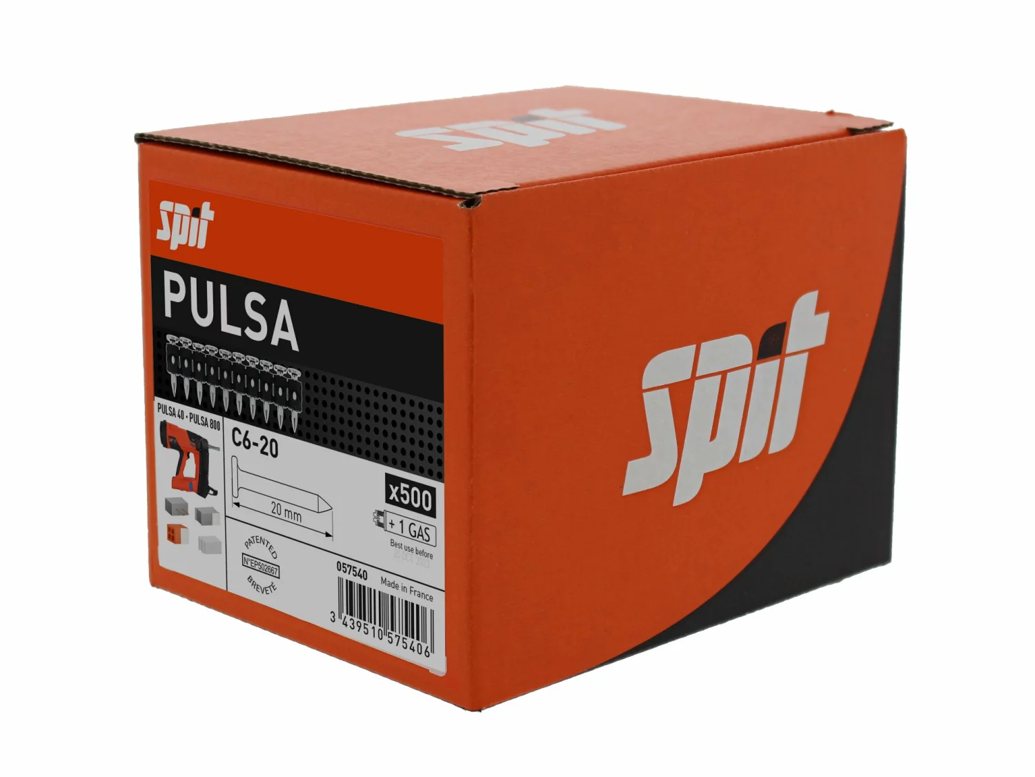 Spit - clou pulsa c 6/20 (+ gaz p800 &p40)-image