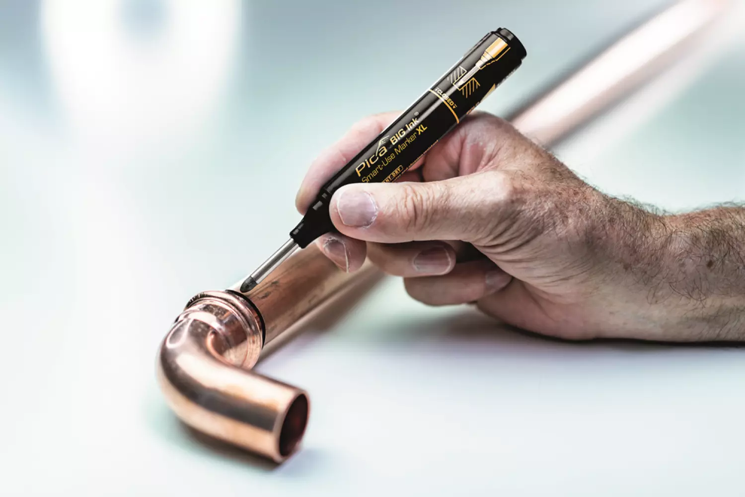 Pica 7046 BIG Ink Markeerstift XL - Zwart-image