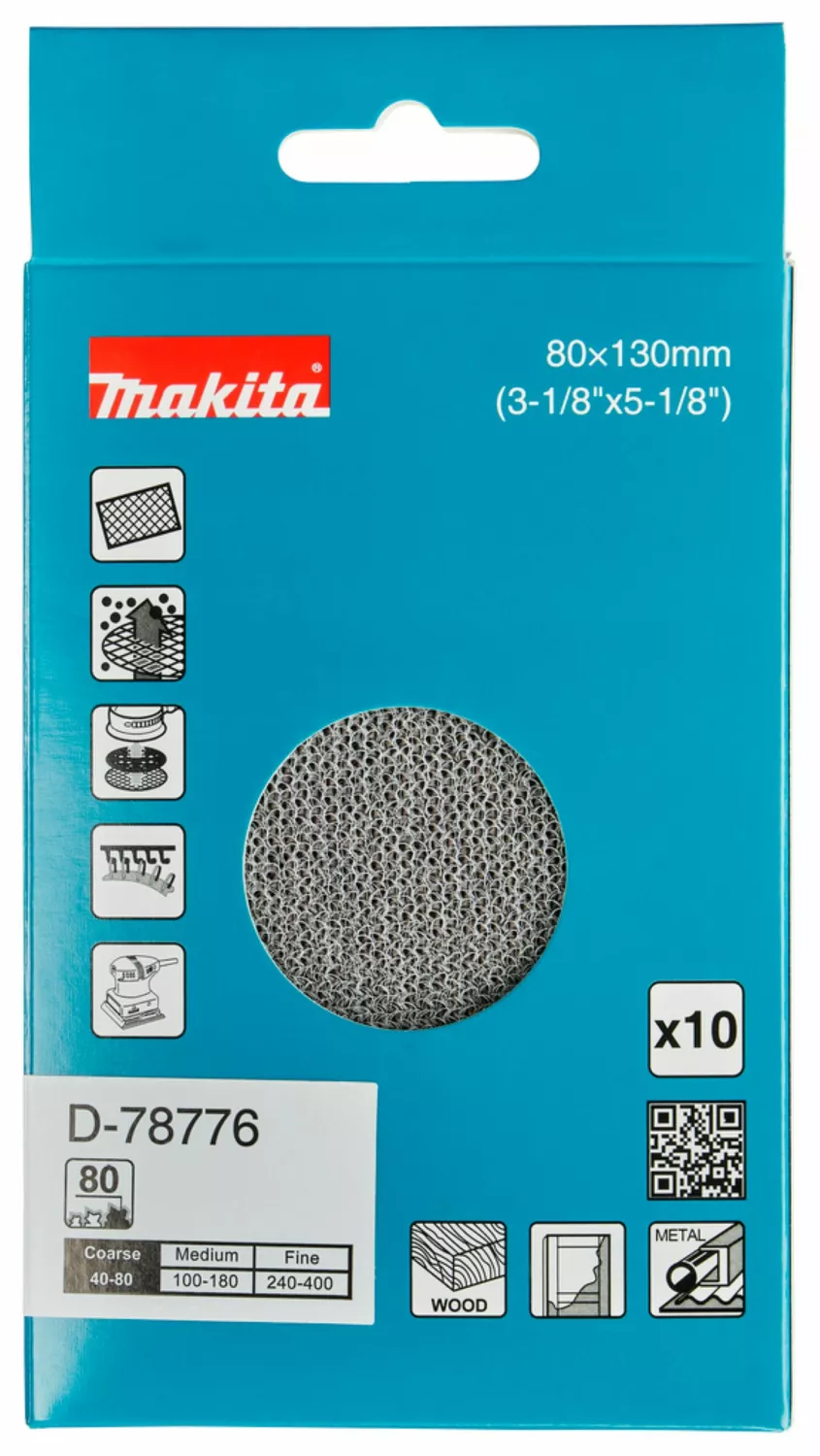 Makita D-78776  Filet à poncer - 80x130mm K80-image