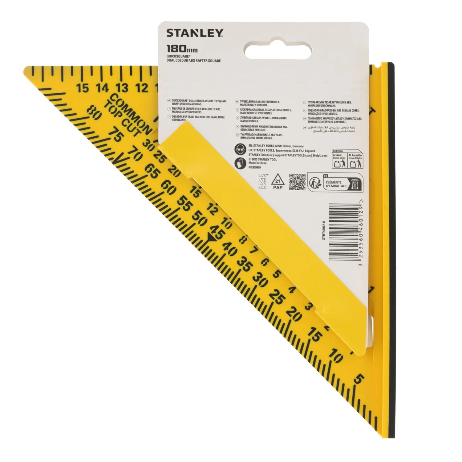Stanley STHT46012-0 Meetdriehoek - ABS - 18cm