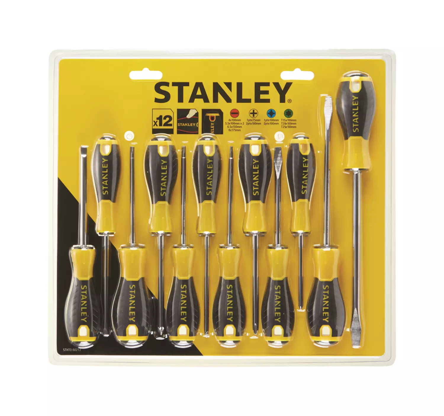 Stanley STHT0-60212 12-delige Essential Schroevendraaierset-image