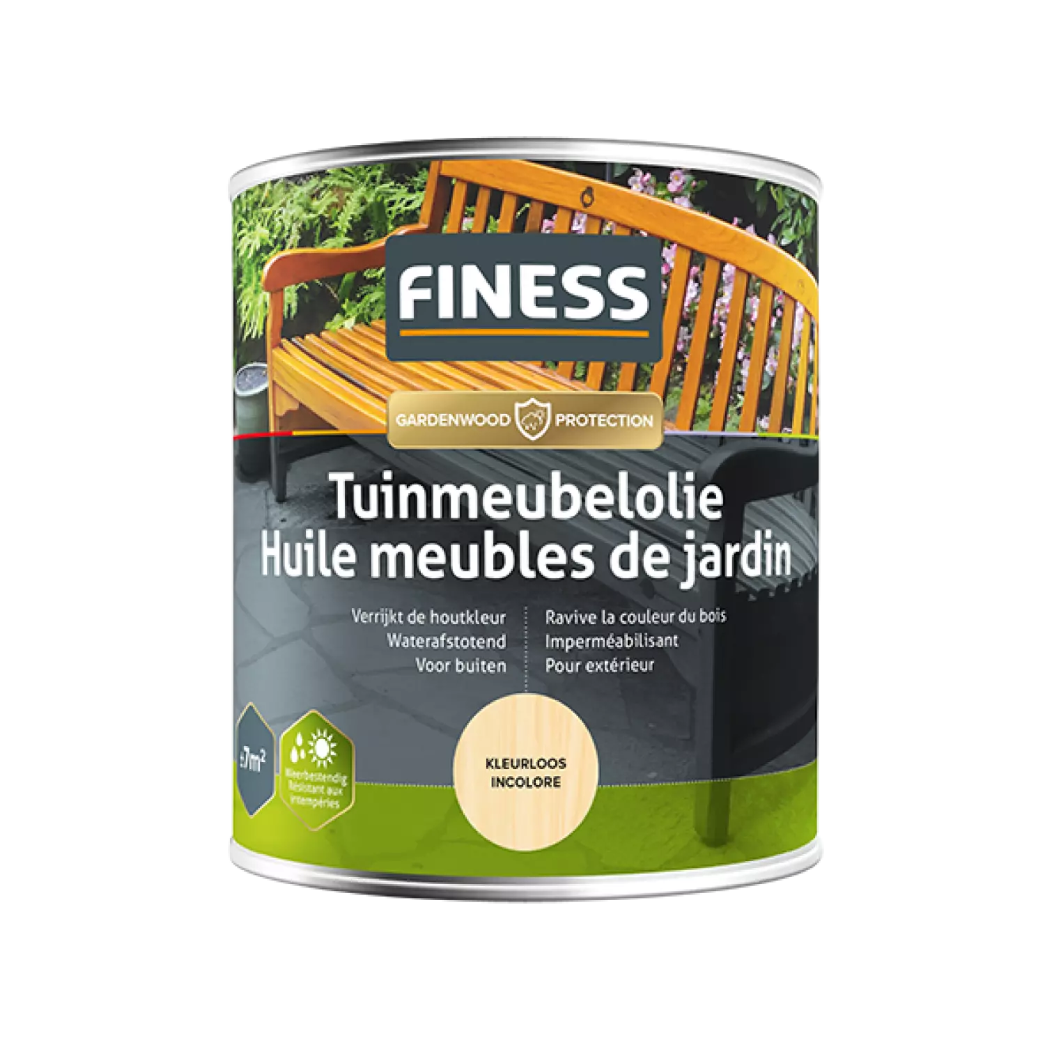 Finess Tuinmeubelolie - Kleurloos - 2,5L