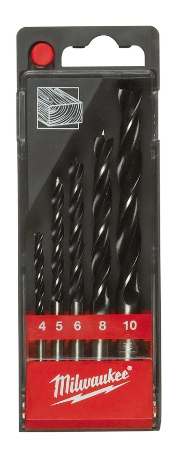 Milwaukee 4932352465 Set de forets à bois - dans coffret plastique (5 pièces)-image