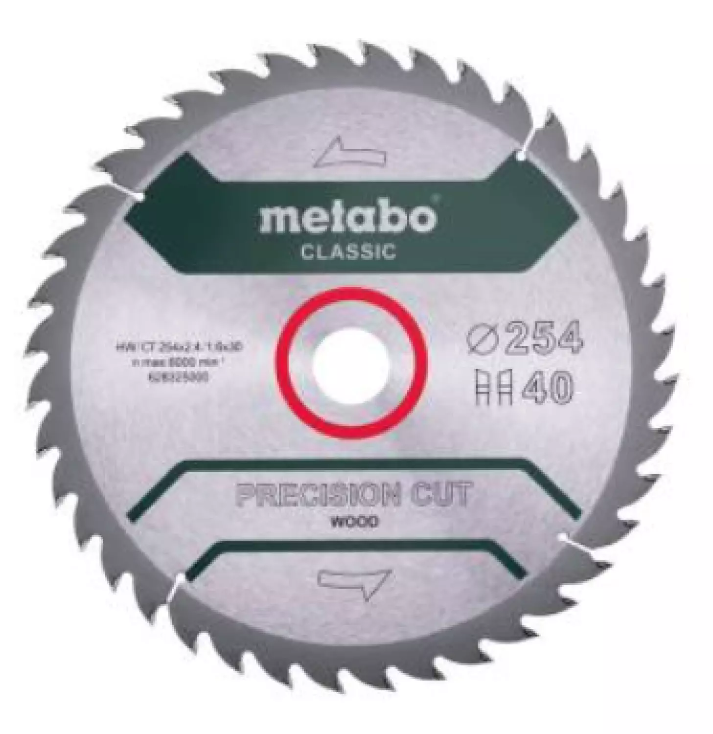 Métabo 628325000 lame de scie circulaire PrecisionCutClassic 254x30, 40 wz 20 °-image