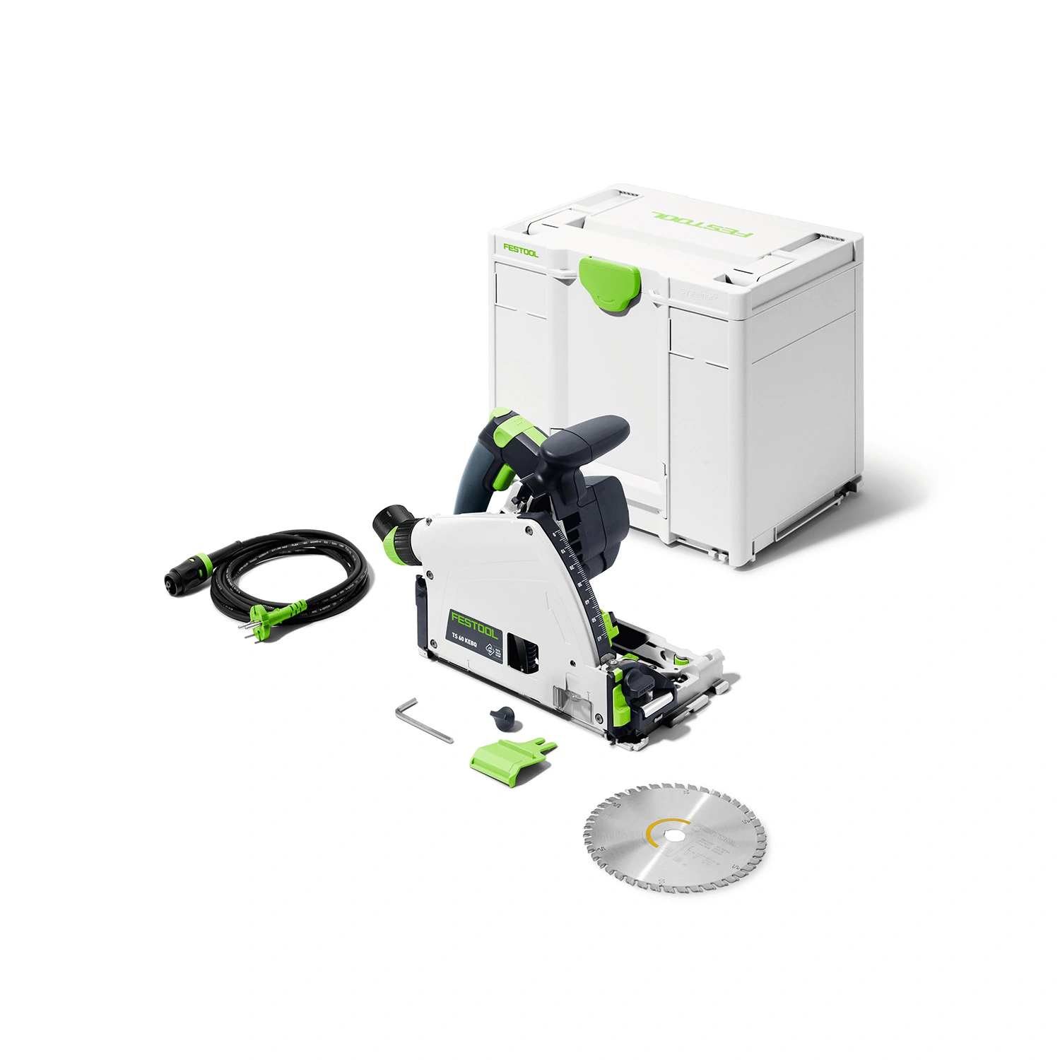 Festool TS 60 KEBQ-Plus Invalcirkelzaag in Systainer - 1500W  - 168mm