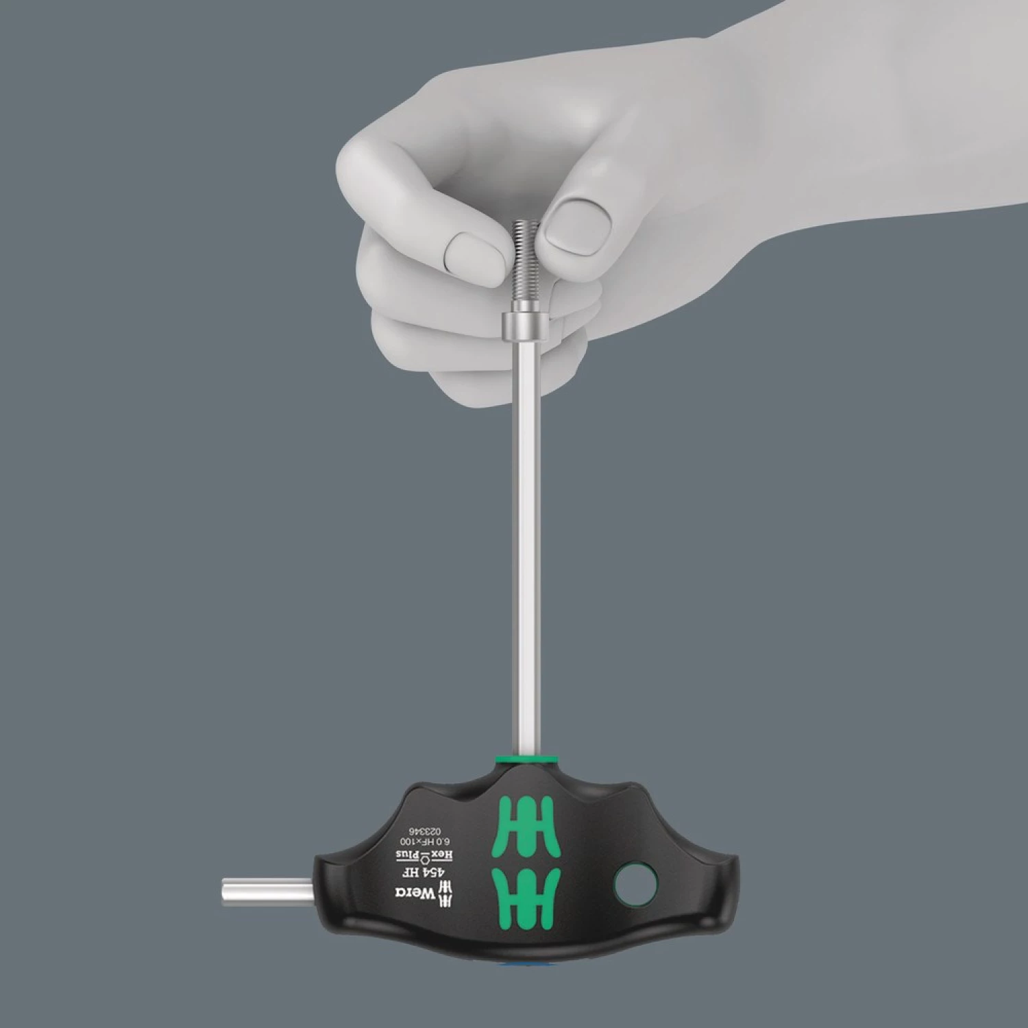 Wera 05136070001 5 pièces 454/5 HF SHK Set 1 Hex-Plus T-Greep Set de tournevis-image