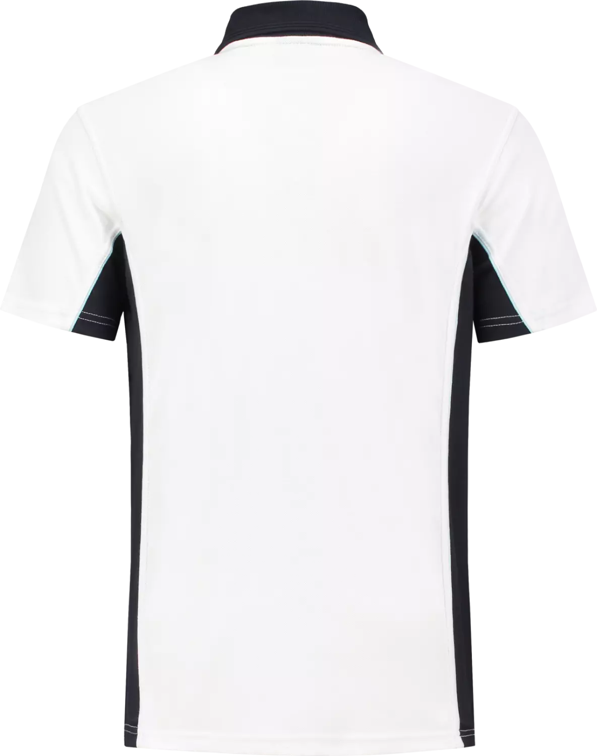 Workman 1401 Polo - Blanc / Bleu marine - S-image