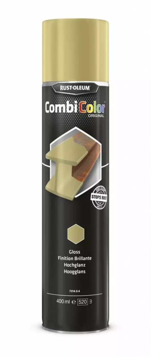 Rust-Oleum Combicolor Spuitbus - zwart hoogglans - 0,4L-image