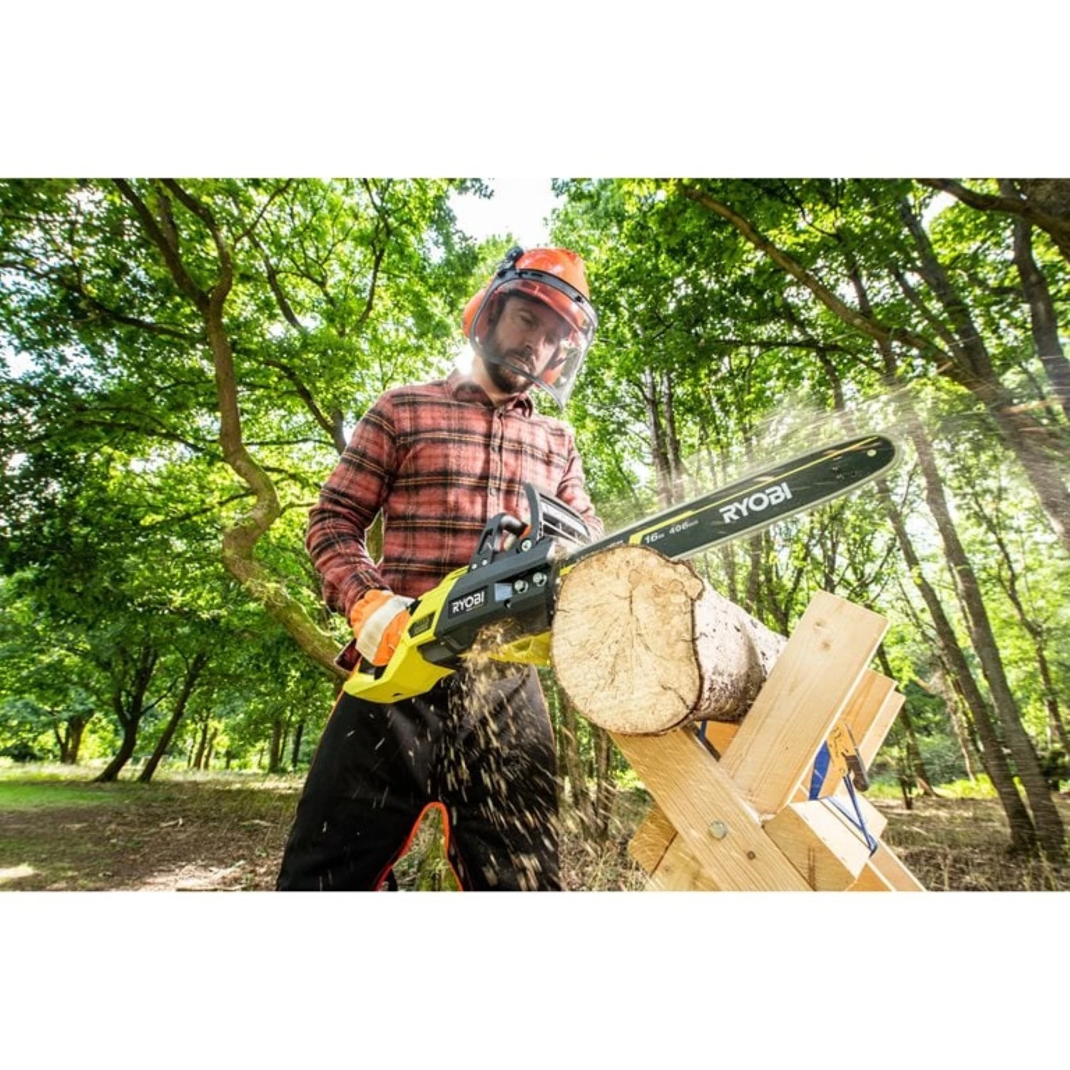 Ryobi RY36CSX40A-160 Tronçonneuse sans fil-image