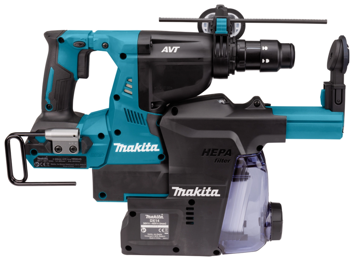 Makita HR004GZ02 XGT 40V Max Li-Ion accu SDS-Plus combihamer body incl. stofafzuigsysteem - 2,9J - koolborstelloos-image