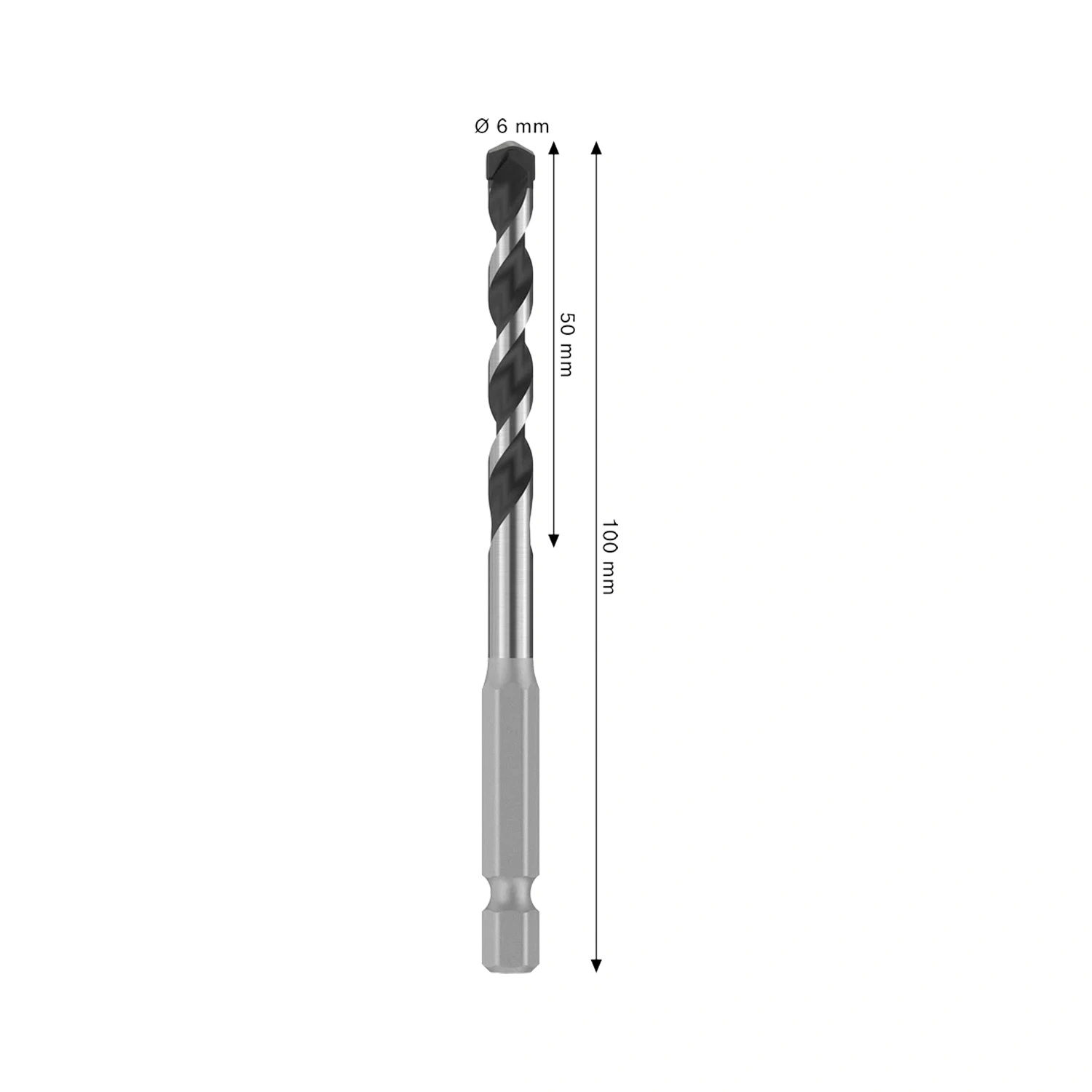 Bosch PRO 2608706976 HEX-5 Betonboor - 6x50x100mm