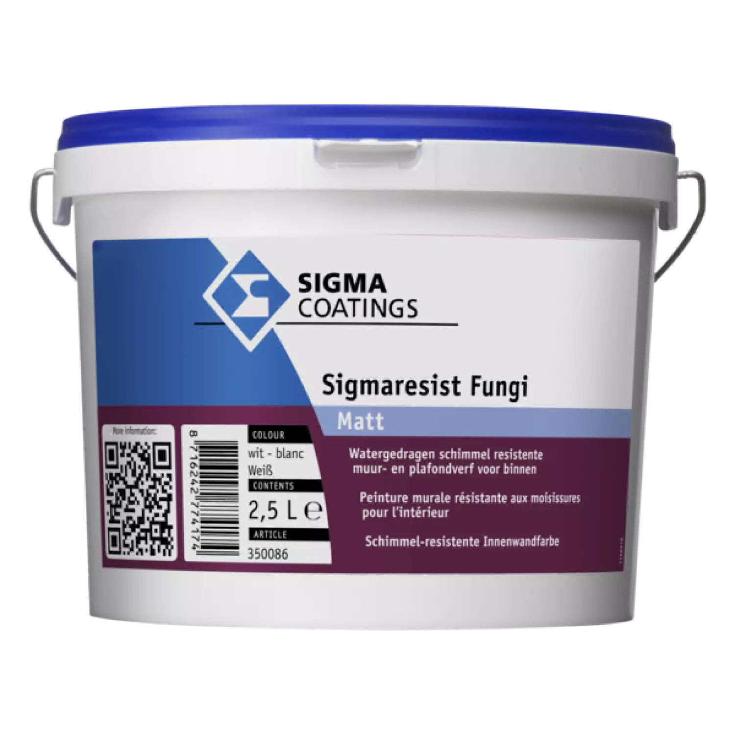 Sigma Sigmaresist Fungi - Wit - 2,5 L-image