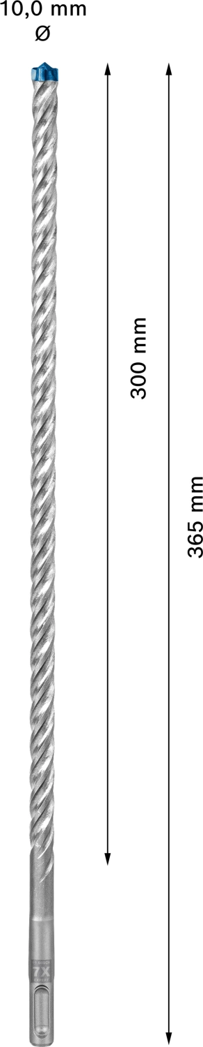 Bosch 2608900101 EXPERT Hamerboor SDS plus-7X - 10x300x365mm-image