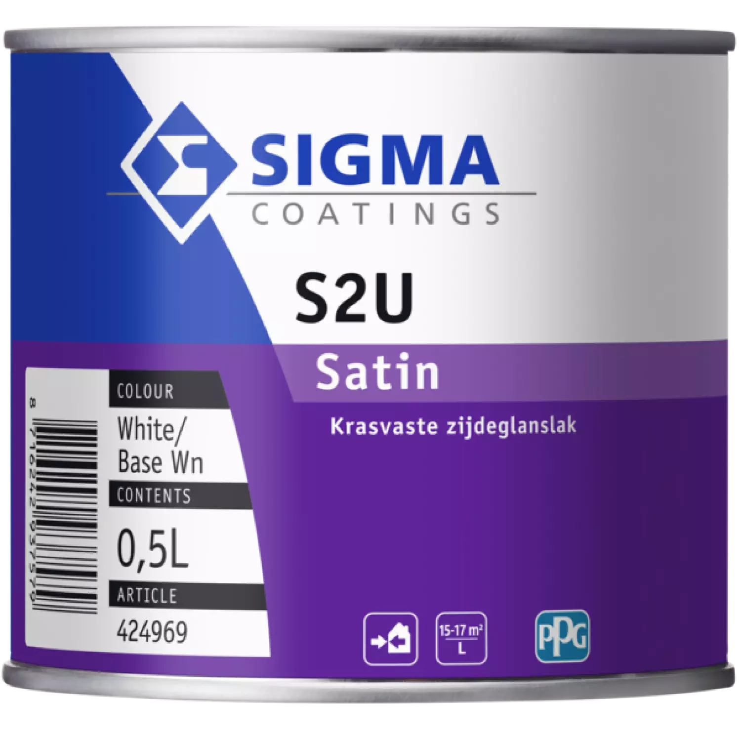 Sigma S2U Satin - op kleur gemengd - 0,5 L-image