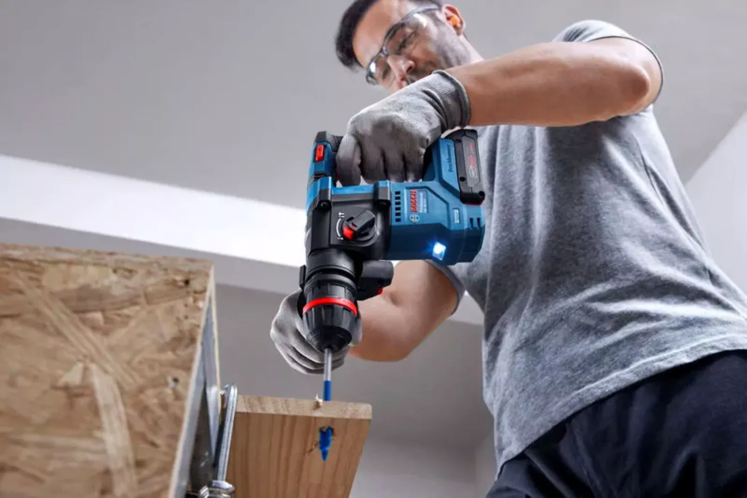 Bosch GBH 18V-18 X SDS-plus kit marteau perforateur ONECHUCK (2x 2,0 Ah) dans L-Boxx - 1,5 J-image