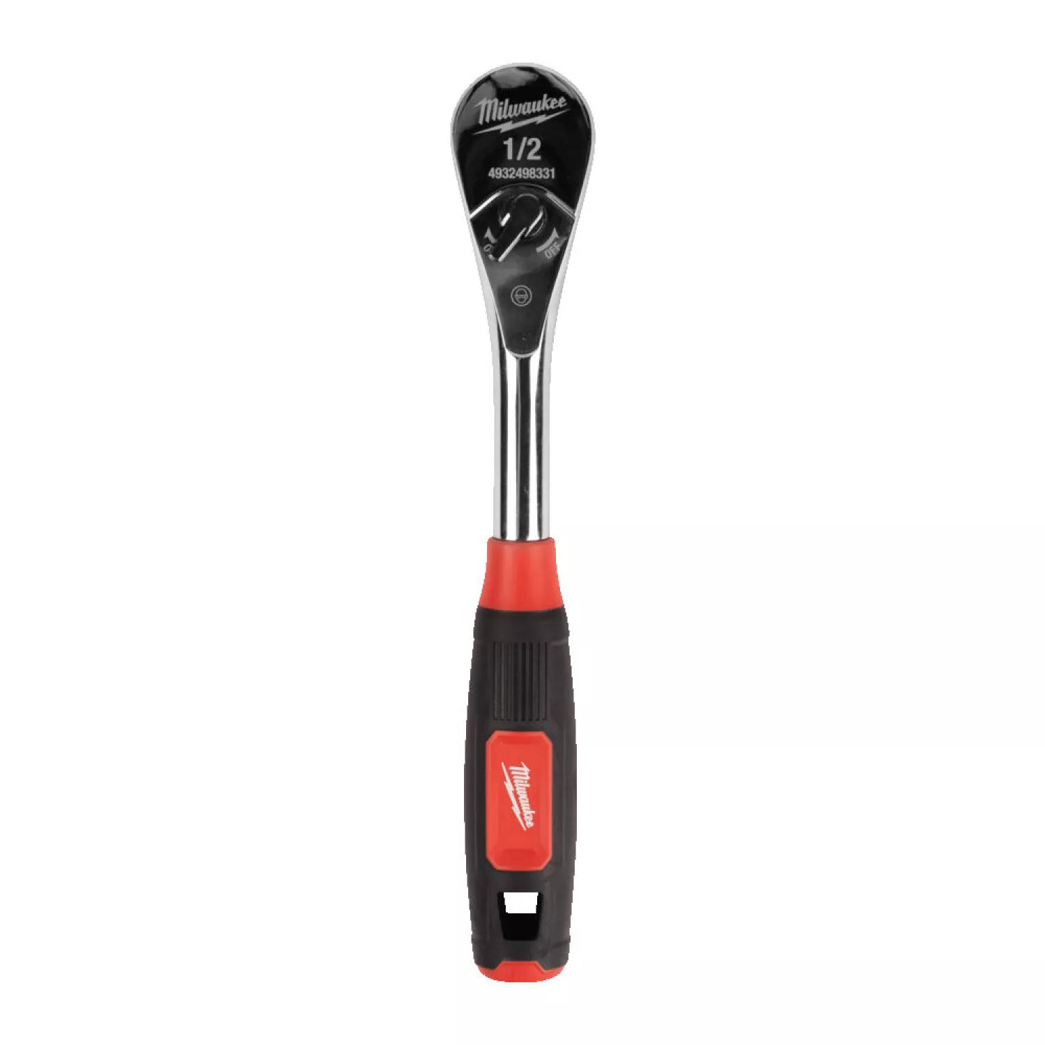 Milwaukee 4932498331 Omschakelbare ratel - 1/2" - comfort grip