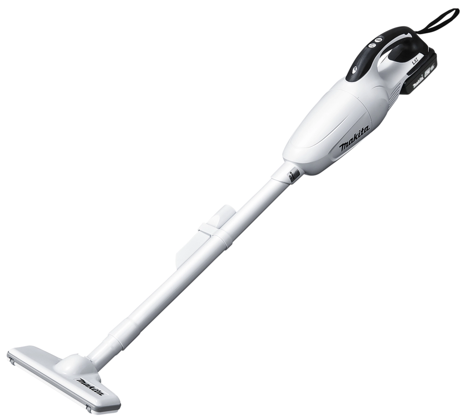 Makita DCL181SYWX 18V Li-Ion aspirateur à manche sans fil blanc set (1x1.5Ah) - 0.65L-image